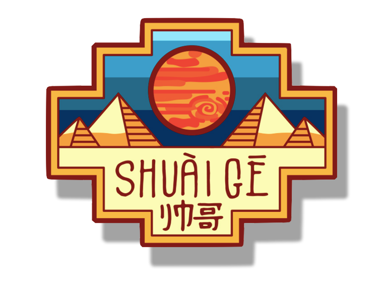 Original Shuai Ge Logo Sticker